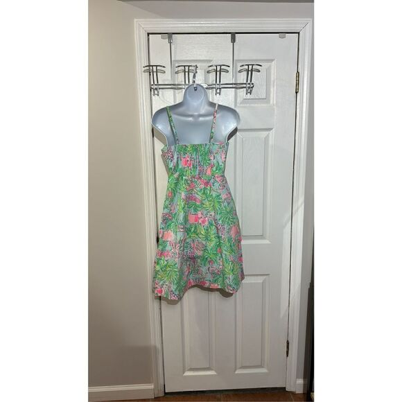 Lilly Pulitzer Womens Seasalt Blue On Parade Easton Dress 2 - Picture 2 of 15